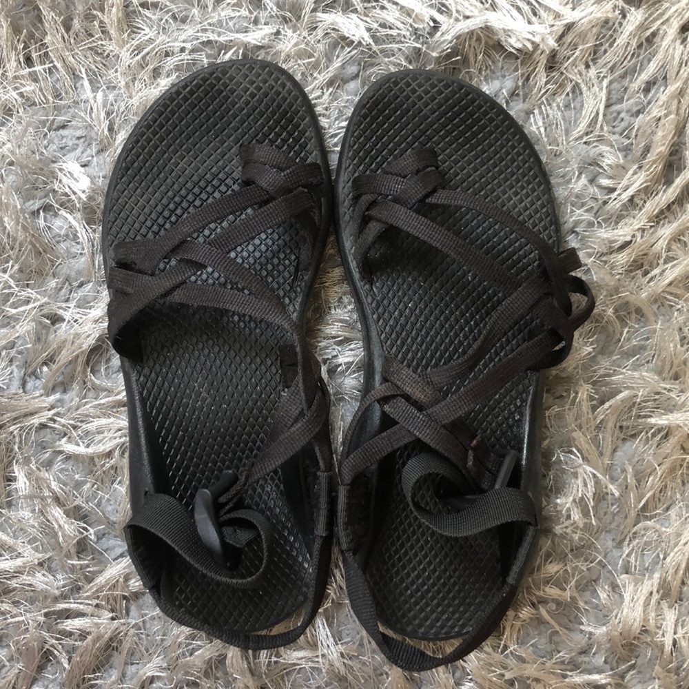 Black Double Strap Chacos